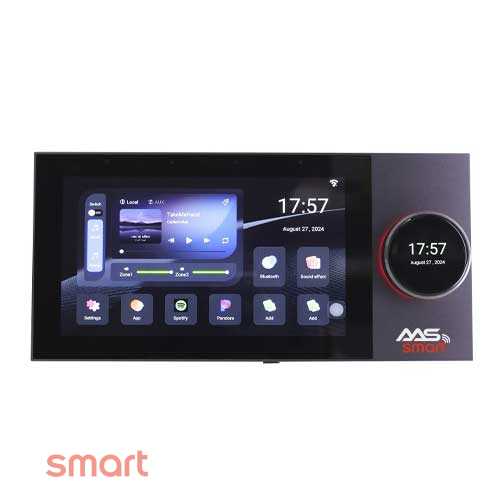 موزیک پلیر دیواری AAS Smart 7 اینچ روتاری